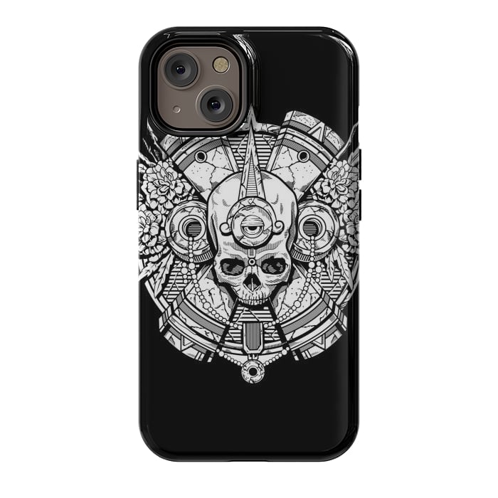 iPhone 14 StrongFit Aztec Skull by Winston