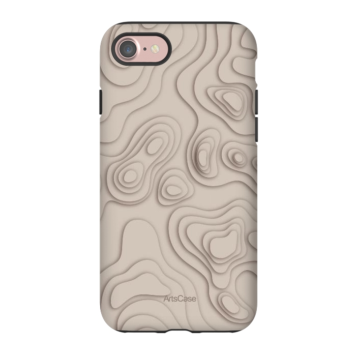 iPhone 7 StrongFit Minimalist curves by ArtsCase