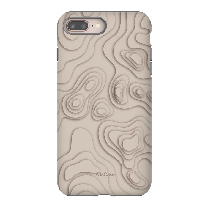 iPhone 7 plus StrongFit Minimalist curves by ArtsCase