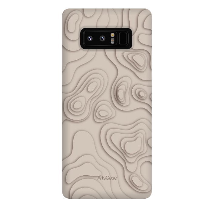 Galaxy Note 8 StrongFit Minimalist curves by ArtsCase