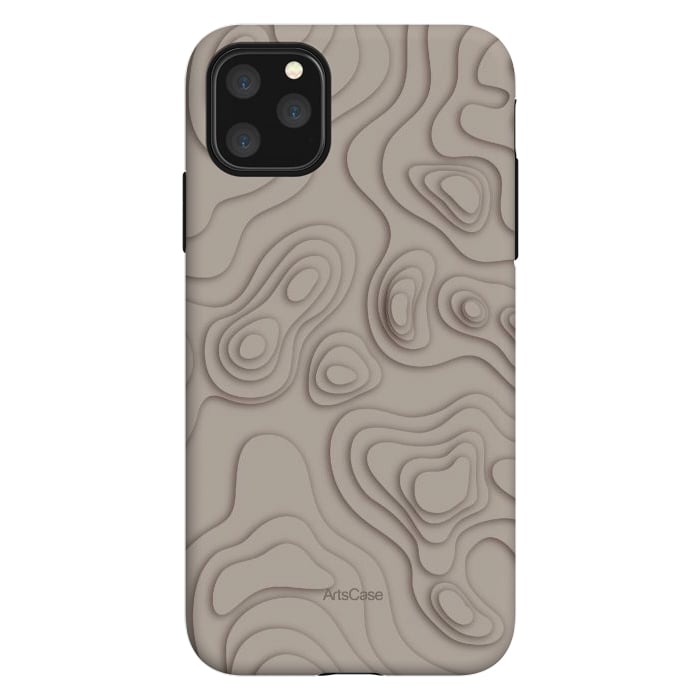 iPhone 11 Pro Max StrongFit Minimalist curves by ArtsCase