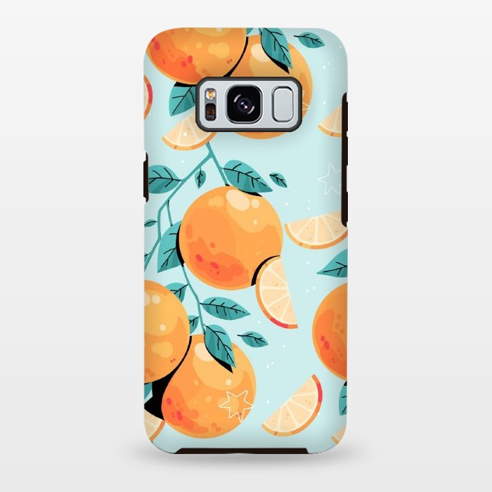 Galaxy S8 plus StrongFit Orange Juice by ArtsCase
