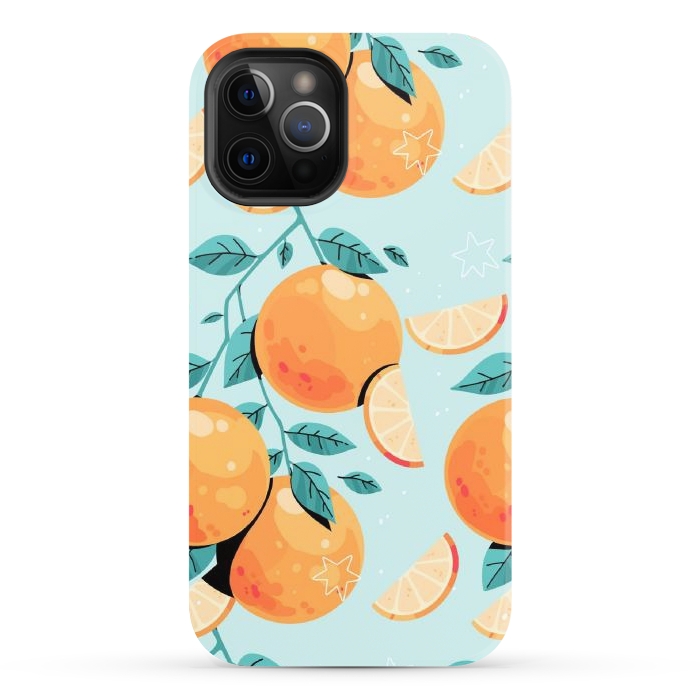 iPhone 12 Pro StrongFit Orange Juice by ArtsCase