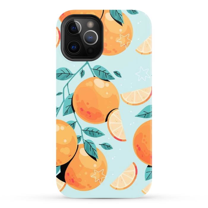 iPhone 12 Pro Max StrongFit Orange Juice by ArtsCase