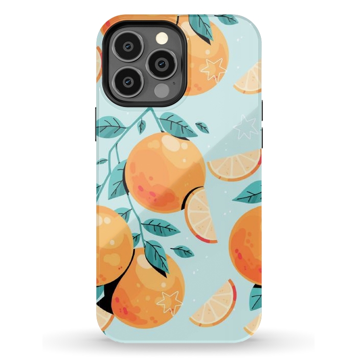 iPhone 13 Pro Max StrongFit Orange Juice by ArtsCase