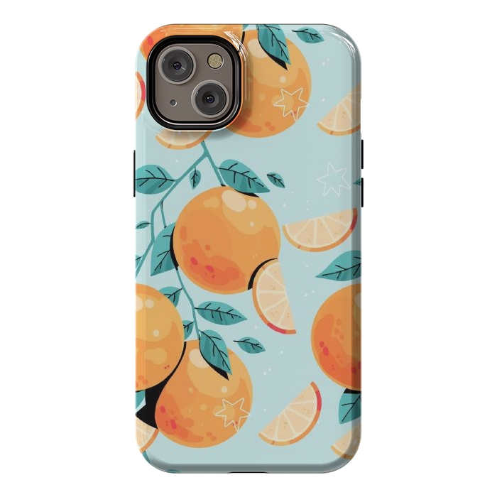 iPhone 14 Plus StrongFit Orange Juice by ArtsCase