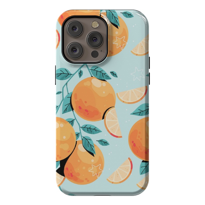 iPhone 14 Pro max StrongFit Orange Juice by ArtsCase