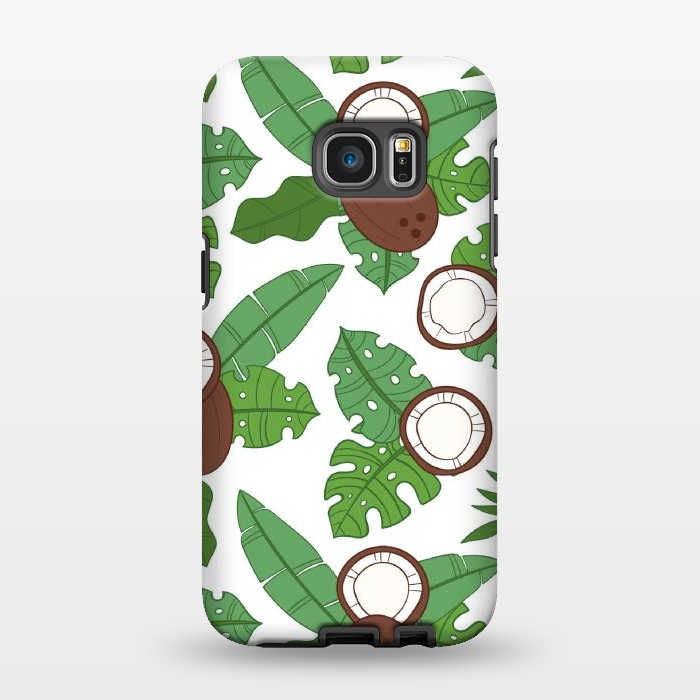 Galaxy S7 EDGE StrongFit My Favorite Scent Coconut  by ArtsCase