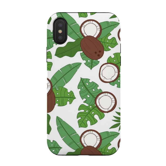 iPhone Xs / X StrongFit My Favorite Scent Coconut  by ArtsCase
