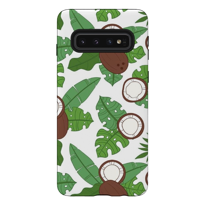 Galaxy S10 StrongFit My Favorite Scent Coconut  by ArtsCase