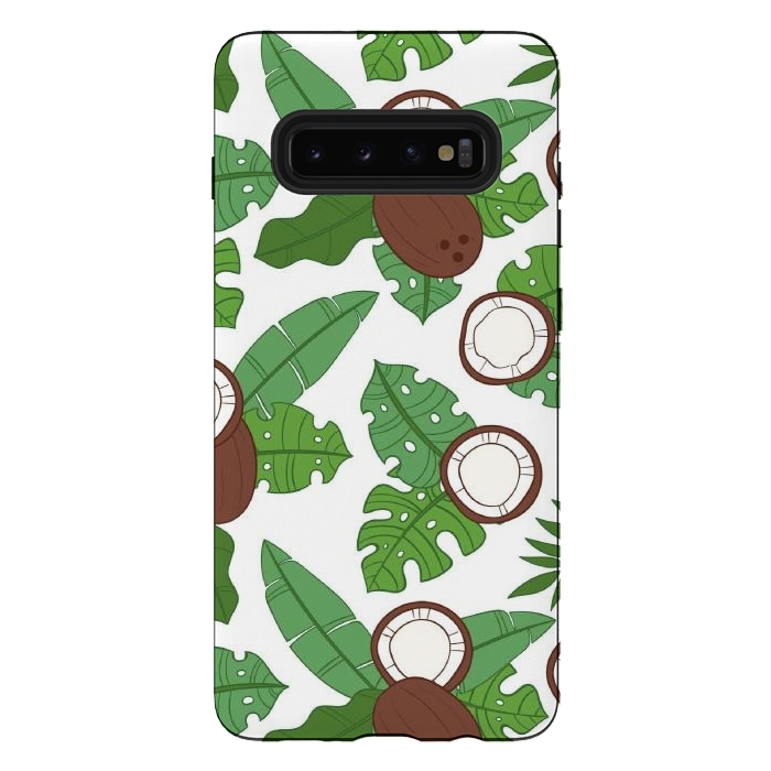 Galaxy S10 plus StrongFit My Favorite Scent Coconut  by ArtsCase