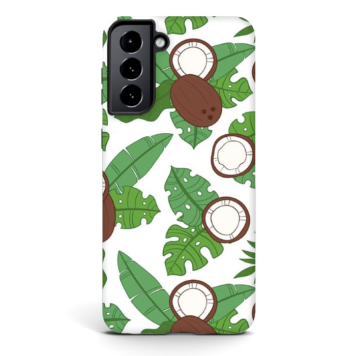 Galaxy S21 plus StrongFit My Favorite Scent Coconut  by ArtsCase