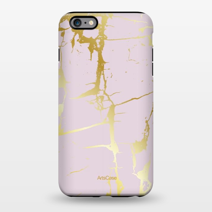 iPhone 6/6s plus StrongFit Marble Gold Grunge by ArtsCase