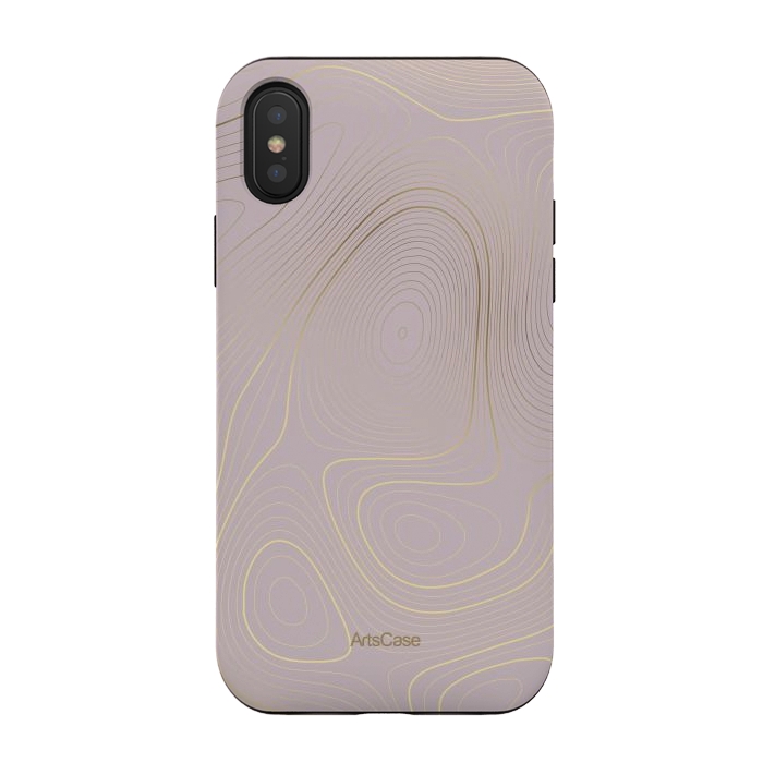 iPhone Xs / X StrongFit Waves of The Sea by ArtsCase
