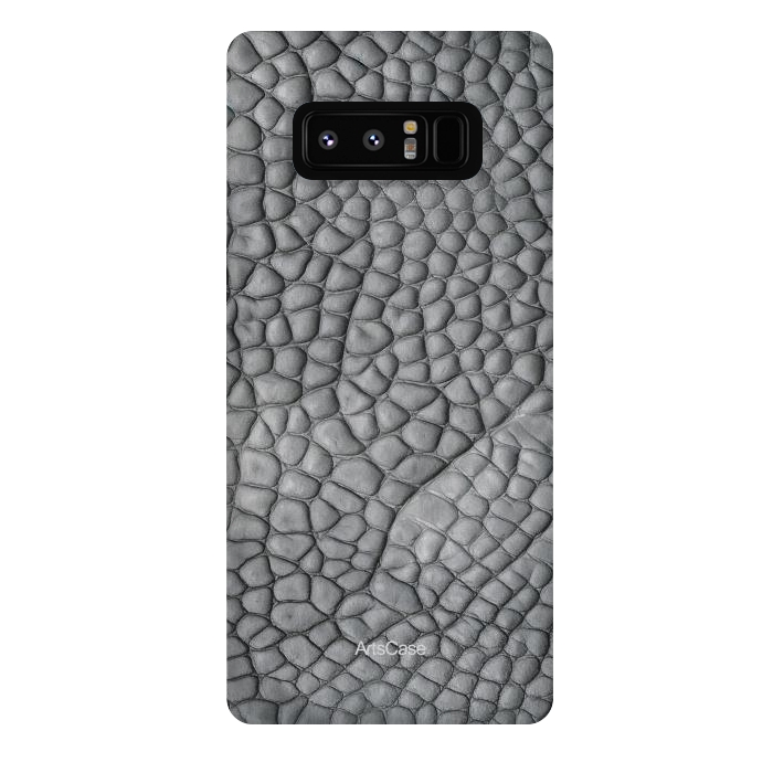 Galaxy Note 8 StrongFit Gray Snake Skin by ArtsCase