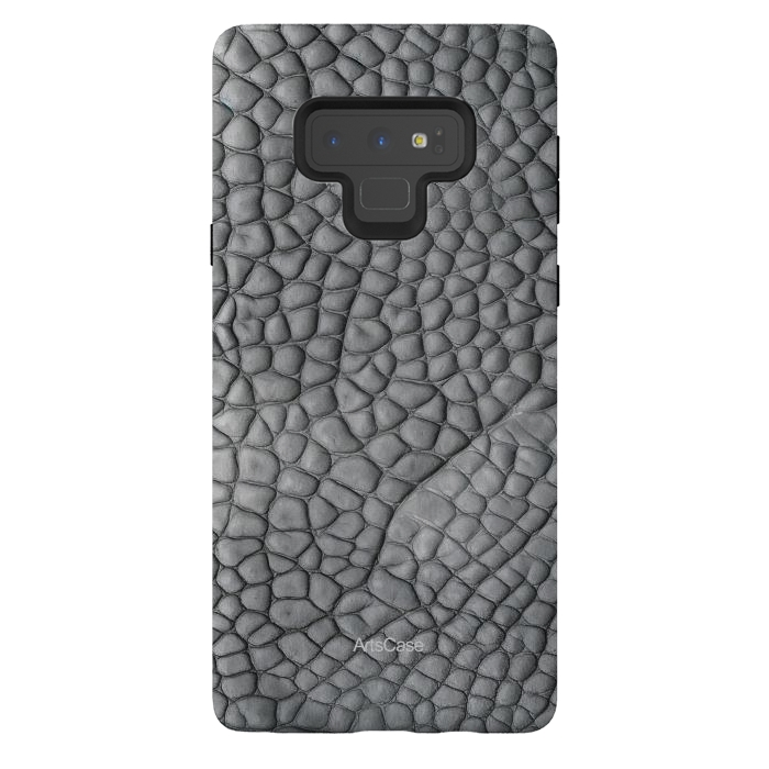 Galaxy Note 9 StrongFit Gray Snake Skin by ArtsCase