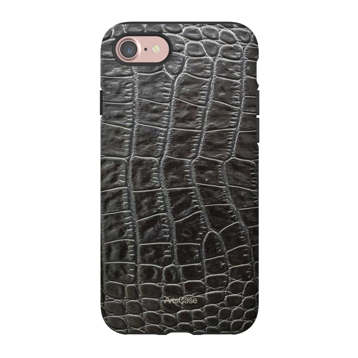 iPhone 7 StrongFit Snake Leather by ArtsCase