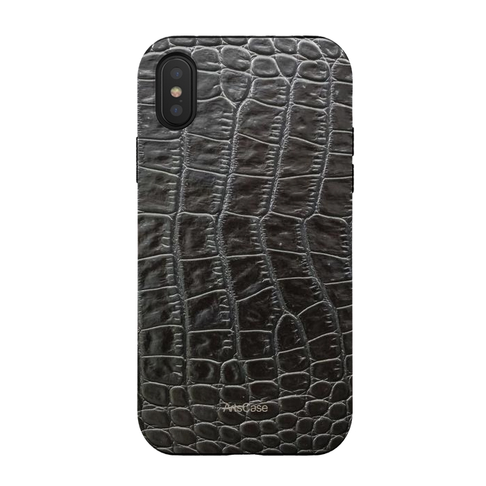 iPhone Xs / X StrongFit Snake Leather by ArtsCase