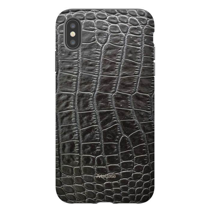 iPhone Xs Max StrongFit Snake Leather by ArtsCase