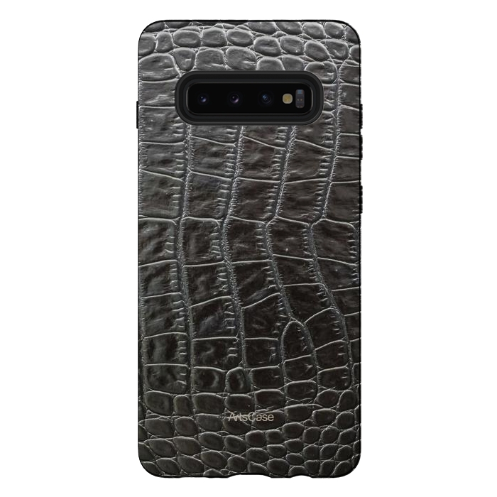 Galaxy S10 plus StrongFit Snake Leather by ArtsCase