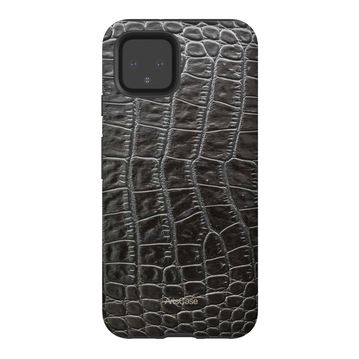 Pixel 4 StrongFit Snake Leather by ArtsCase