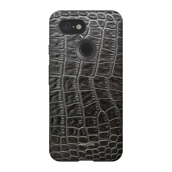 Pixel 3 StrongFit Snake Leather by ArtsCase