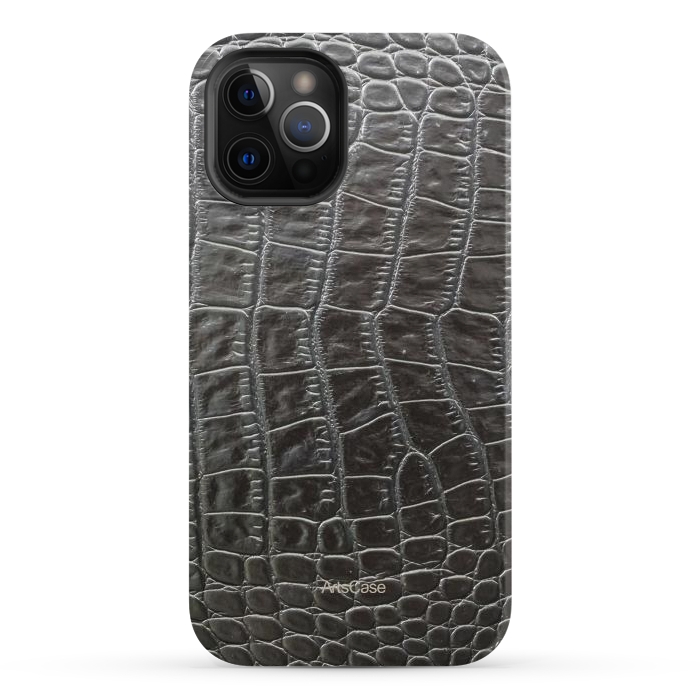 iPhone 12 Pro StrongFit Snake Leather by ArtsCase