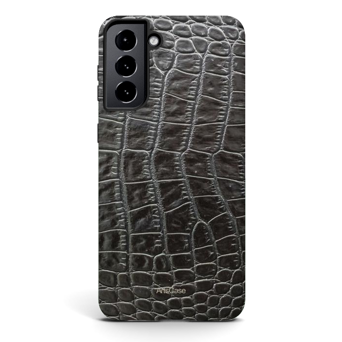 Galaxy S21 StrongFit Snake Leather by ArtsCase