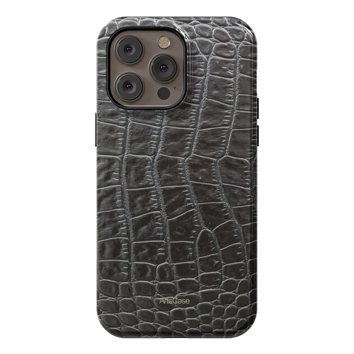 iPhone 14 Pro max StrongFit Snake Leather by ArtsCase