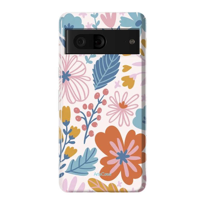 Pixel 7 StrongFit Botanical Floral I by ArtsCase