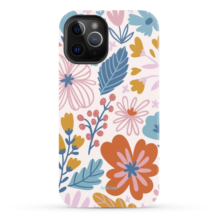 iPhone 12 Pro Max StrongFit Botanical Floral I by ArtsCase