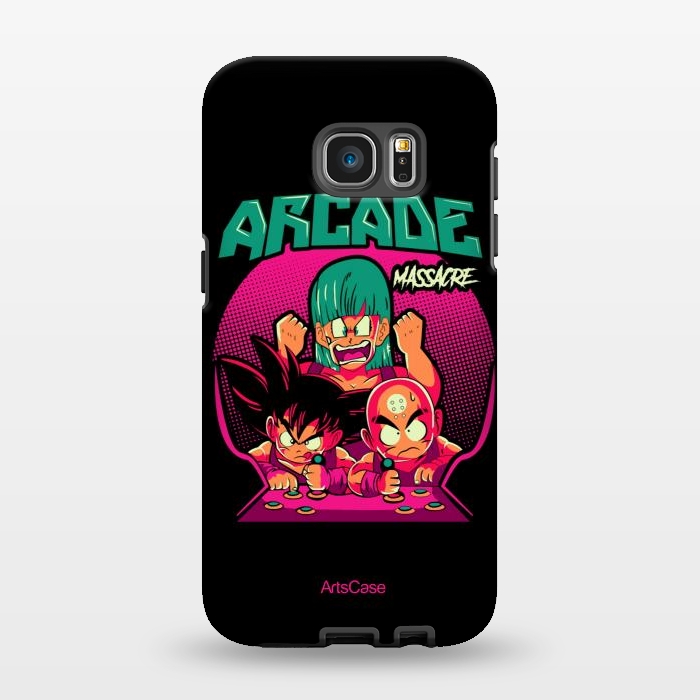 Galaxy S7 EDGE StrongFit Ultimate Gaming Armor: Arcade-Themed. by ArtsCase