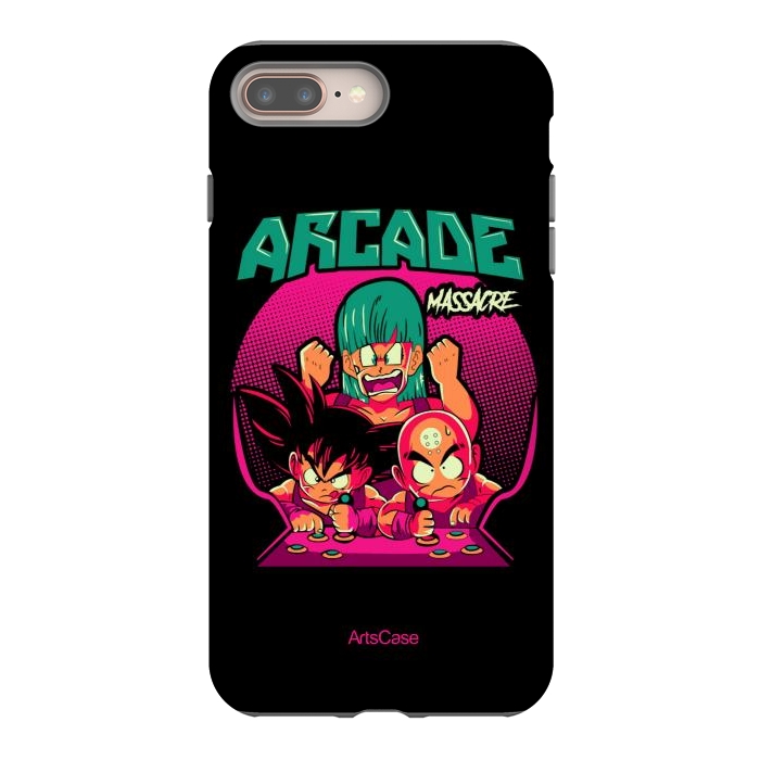 iPhone 8 plus StrongFit Ultimate Gaming Armor: Arcade-Themed. by ArtsCase