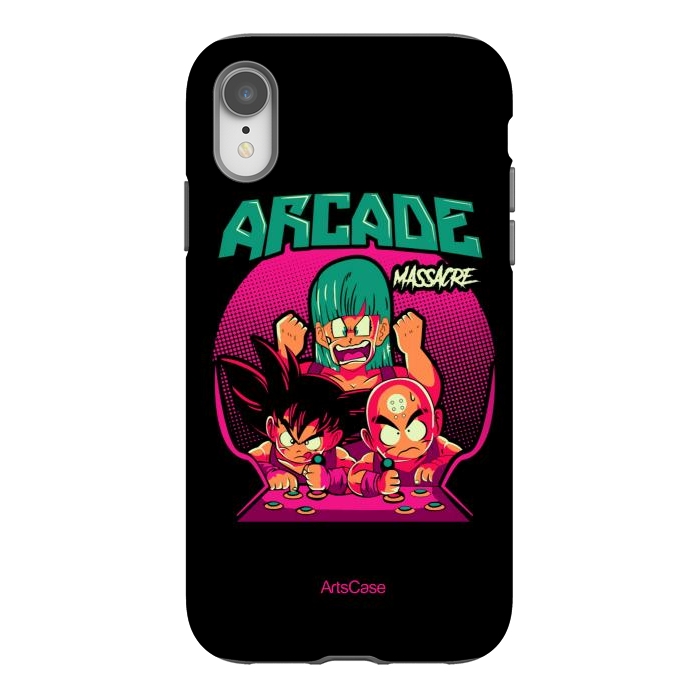iPhone Xr StrongFit Ultimate Gaming Armor: Arcade-Themed. by ArtsCase