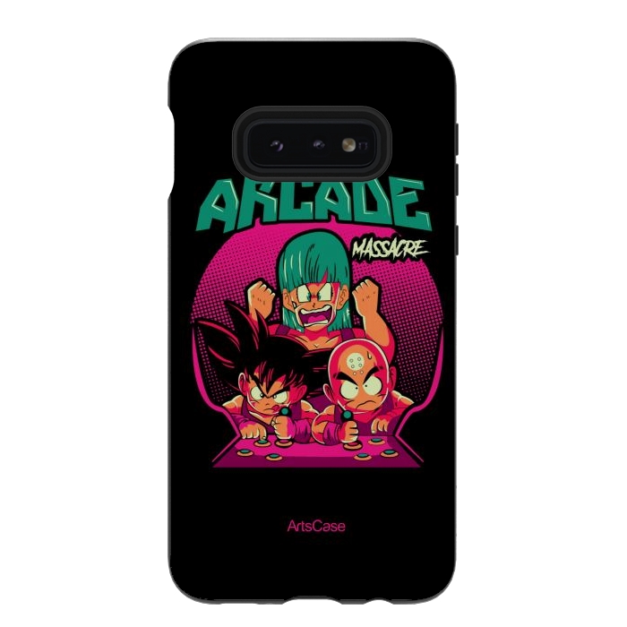 Galaxy S10e StrongFit Ultimate Gaming Armor: Arcade-Themed. by ArtsCase