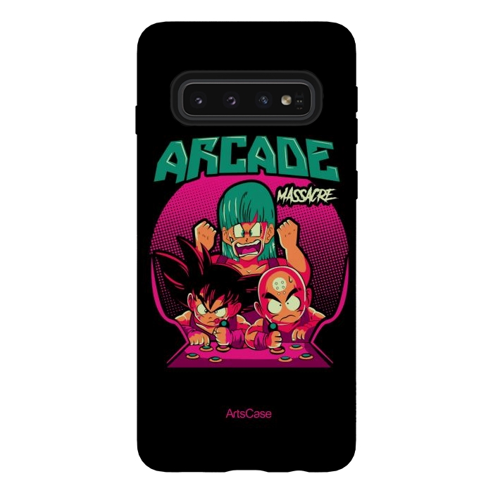 Galaxy S10 StrongFit Ultimate Gaming Armor: Arcade-Themed. by ArtsCase
