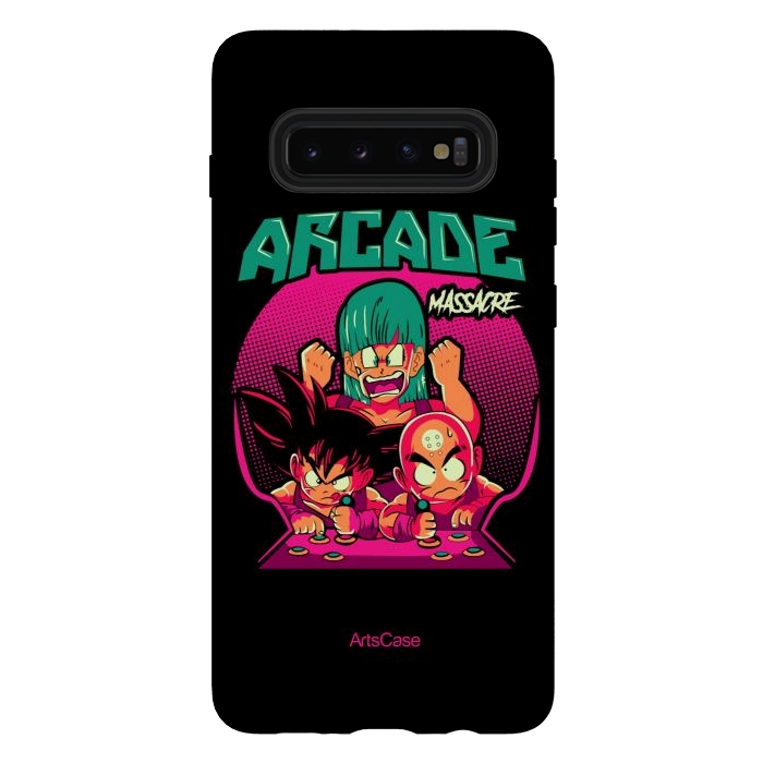 Galaxy S10 plus StrongFit Ultimate Gaming Armor: Arcade-Themed. by ArtsCase