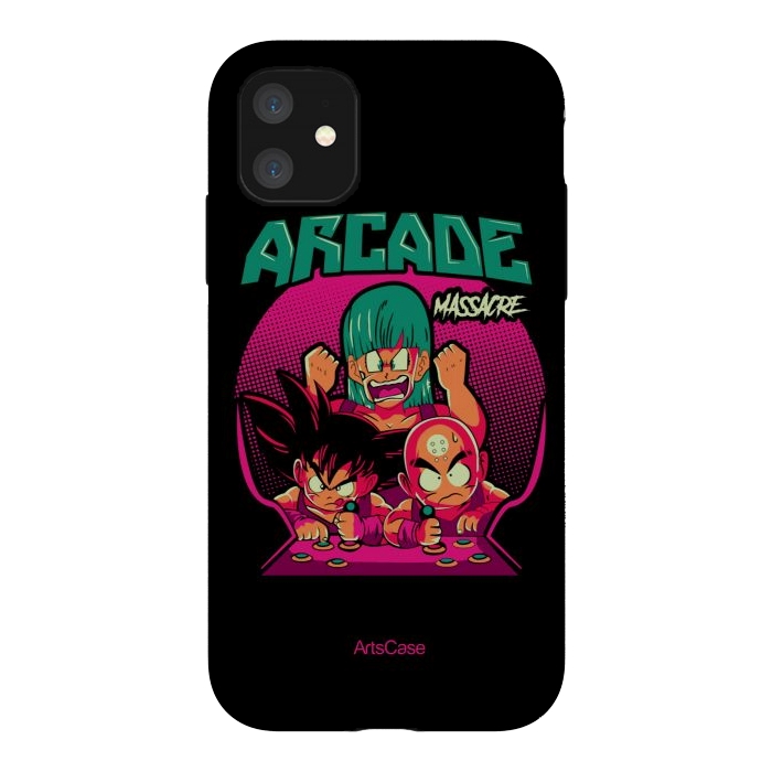 iPhone 11 StrongFit Ultimate Gaming Armor: Arcade-Themed. by ArtsCase