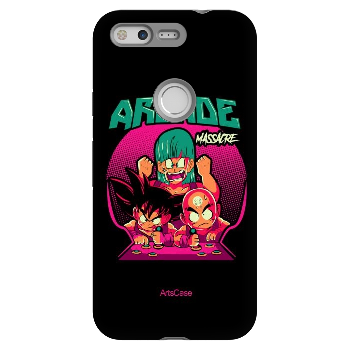 Pixel StrongFit Ultimate Gaming Armor: Arcade-Themed. by ArtsCase