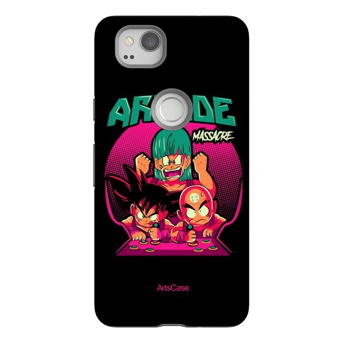Pixel 2 StrongFit Ultimate Gaming Armor: Arcade-Themed. by ArtsCase