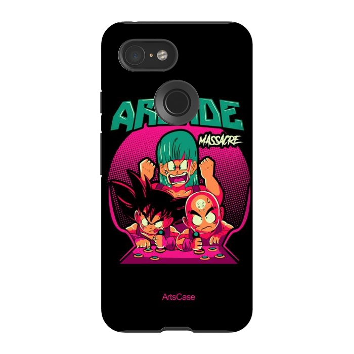 Pixel 3 StrongFit Ultimate Gaming Armor: Arcade-Themed. by ArtsCase