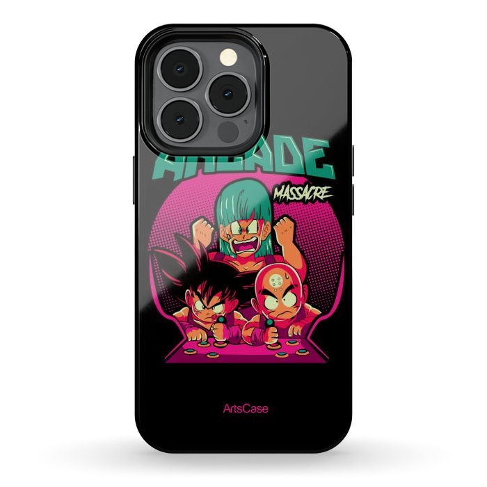 iPhone 13 pro StrongFit Ultimate Gaming Armor: Arcade-Themed. by ArtsCase