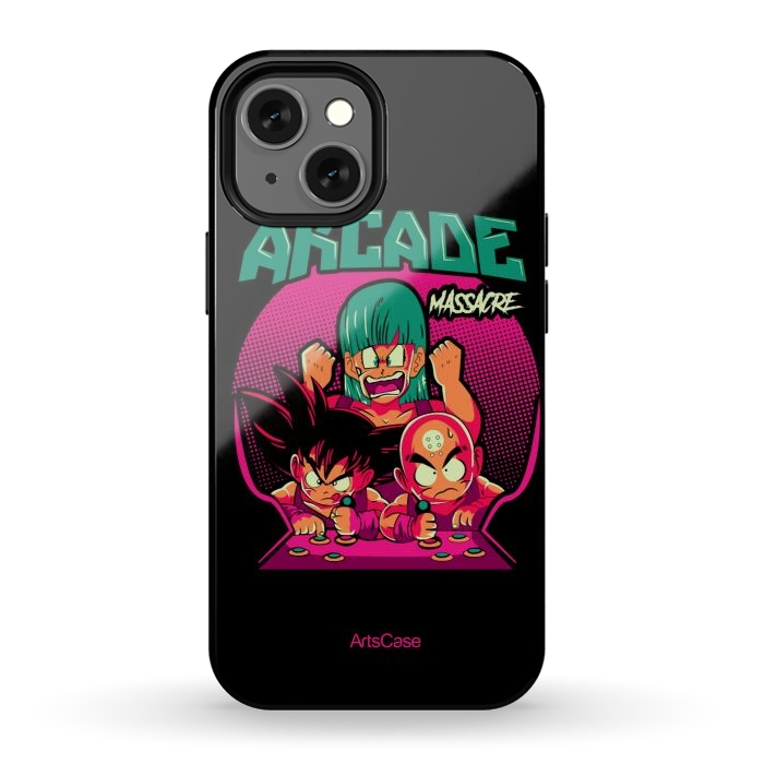 iPhone 13 mini StrongFit Ultimate Gaming Armor: Arcade-Themed. by ArtsCase