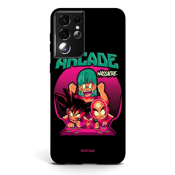 Galaxy S21 ultra StrongFit Ultimate Gaming Armor: Arcade-Themed. by ArtsCase