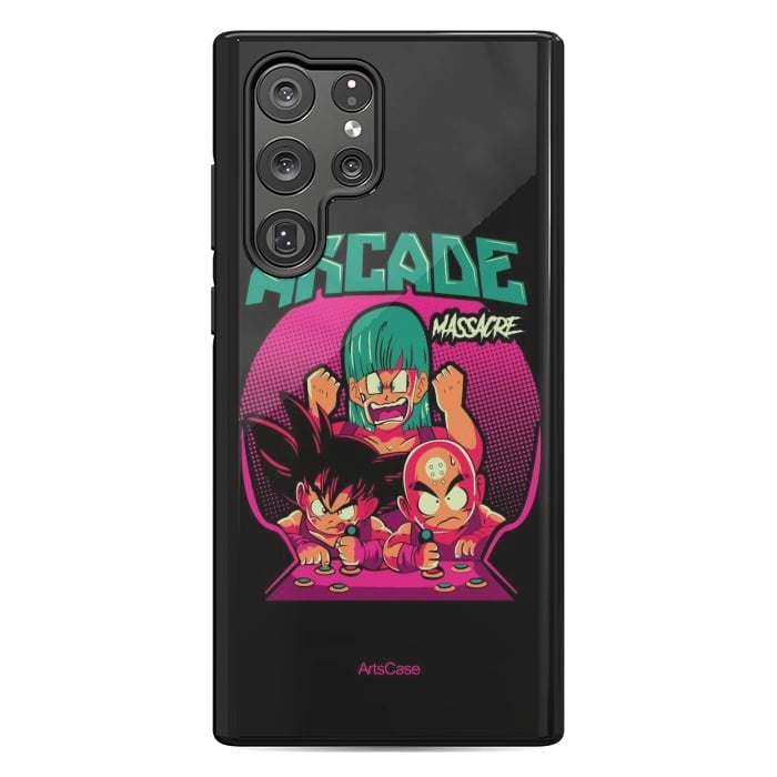 Galaxy S22 Ultra StrongFit Ultimate Gaming Armor: Arcade-Themed. by ArtsCase