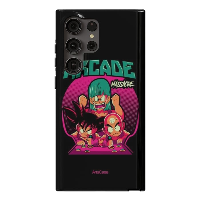 Galaxy S23 Ultra StrongFit Ultimate Gaming Armor: Arcade-Themed. by ArtsCase
