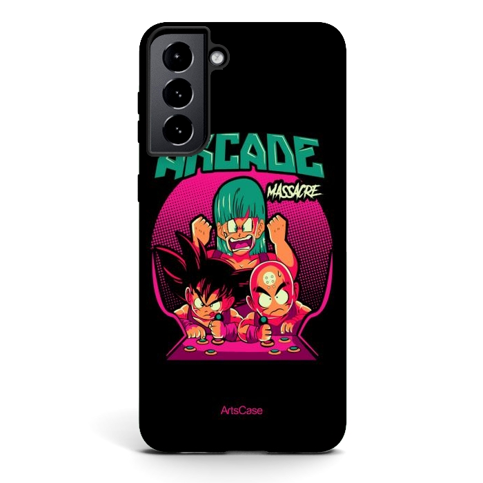 Galaxy S21 StrongFit Ultimate Gaming Armor: Arcade-Themed. by ArtsCase