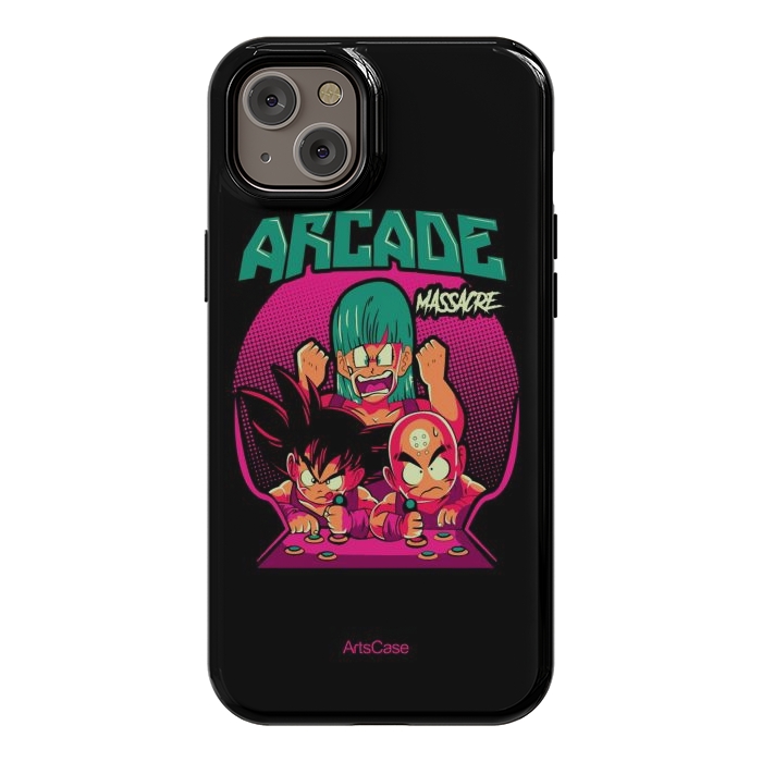iPhone 14 Plus StrongFit Ultimate Gaming Armor: Arcade-Themed. by ArtsCase