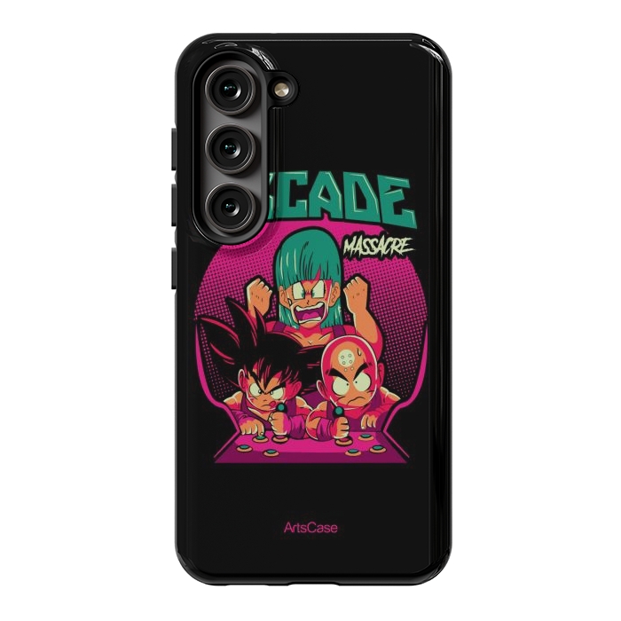 Galaxy S23 StrongFit Ultimate Gaming Armor: Arcade-Themed. by ArtsCase