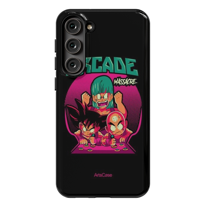 Galaxy S23 Plus StrongFit Ultimate Gaming Armor: Arcade-Themed. by ArtsCase